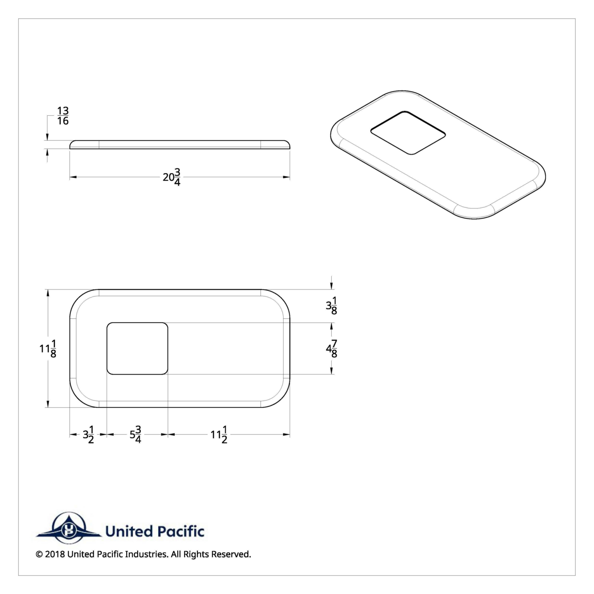 Chrome Shift Plate Cover For Peterbilt Trucks - Fits OEM S22-6041M01-268 (Bulk) - Thumbnail 6