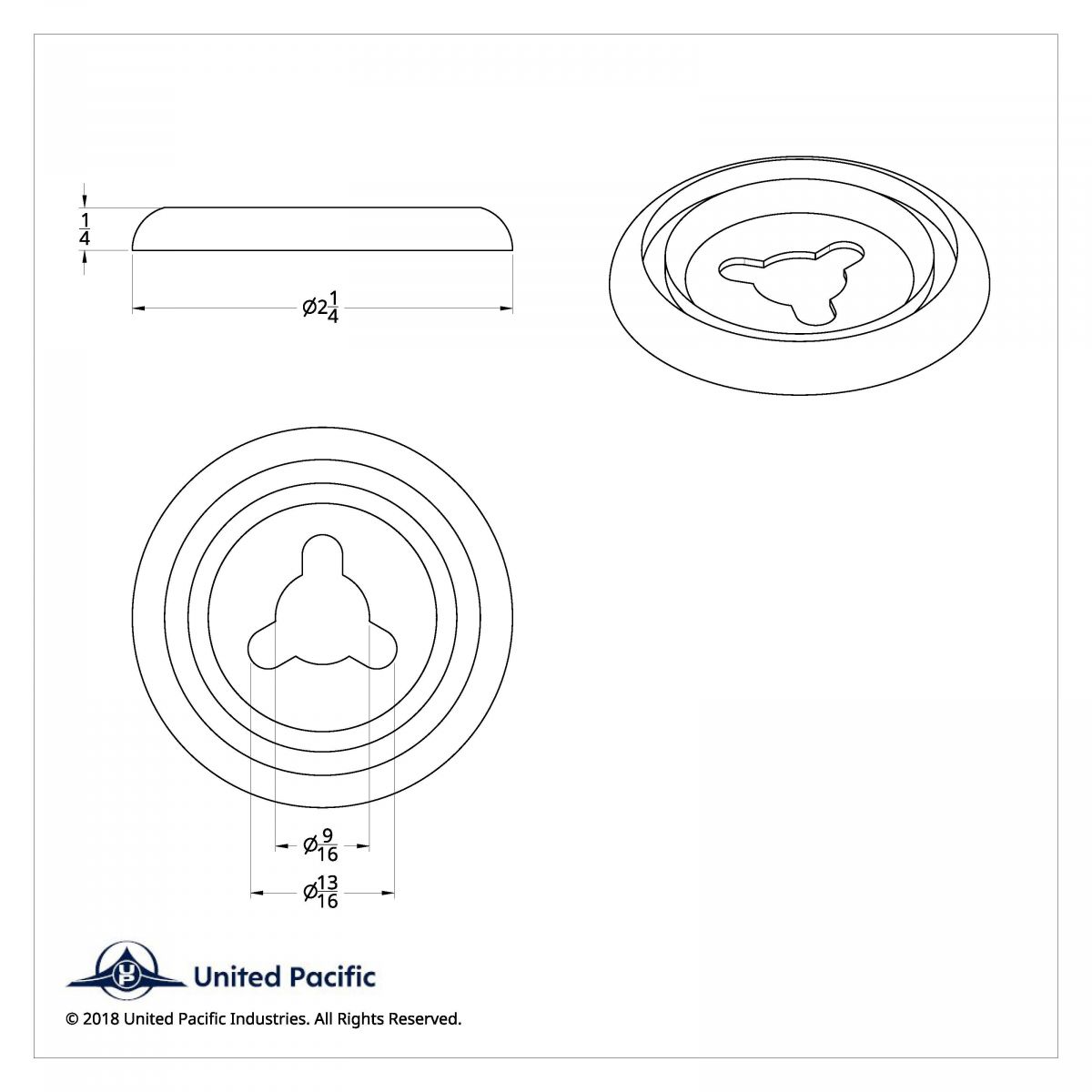 Chrome Peterbilt Dash Data Display Module Control Knob Bezel - Thumbnail 4