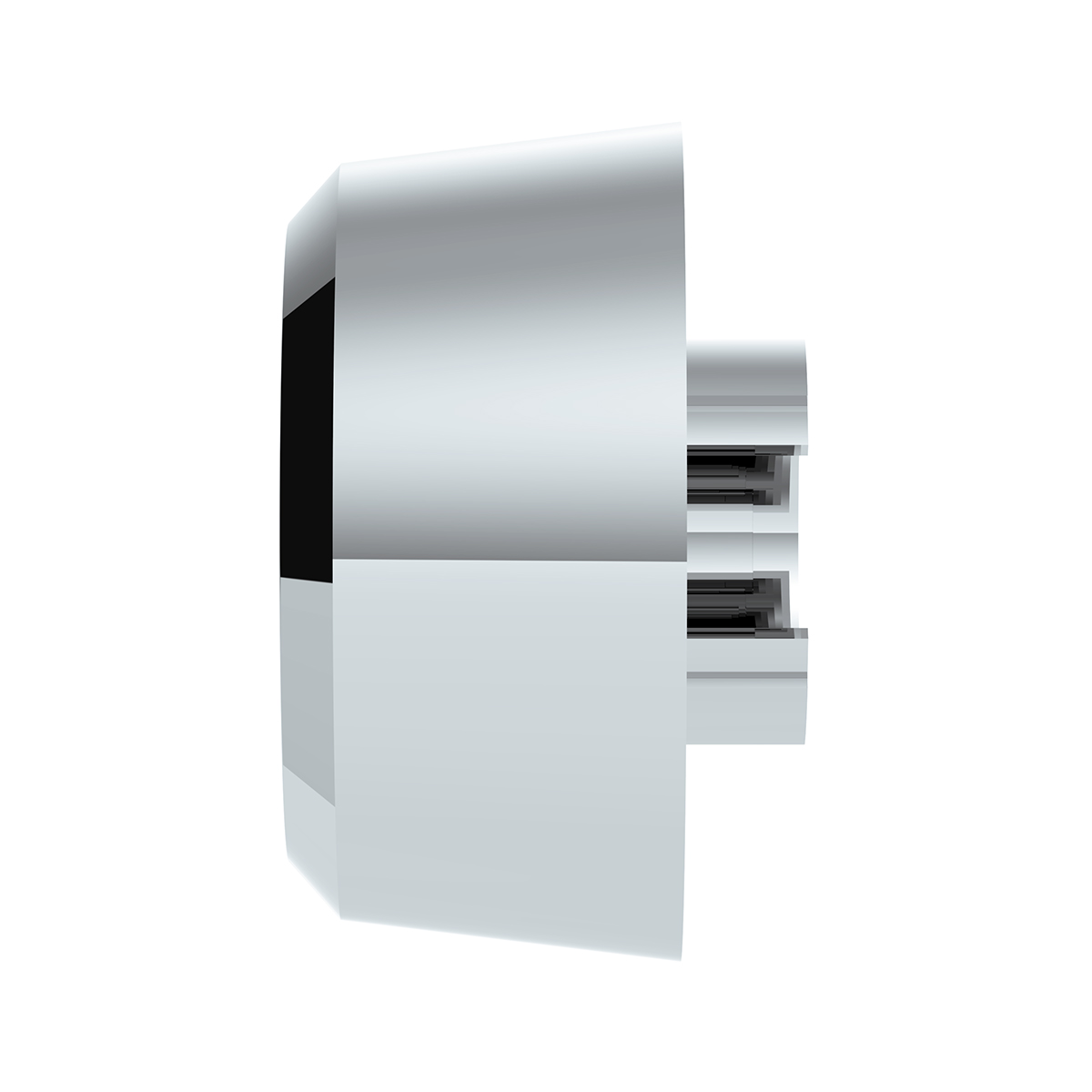 Chrome A/C Knob For 2013-2021 Peterbilt 579 - Thumbnail 3