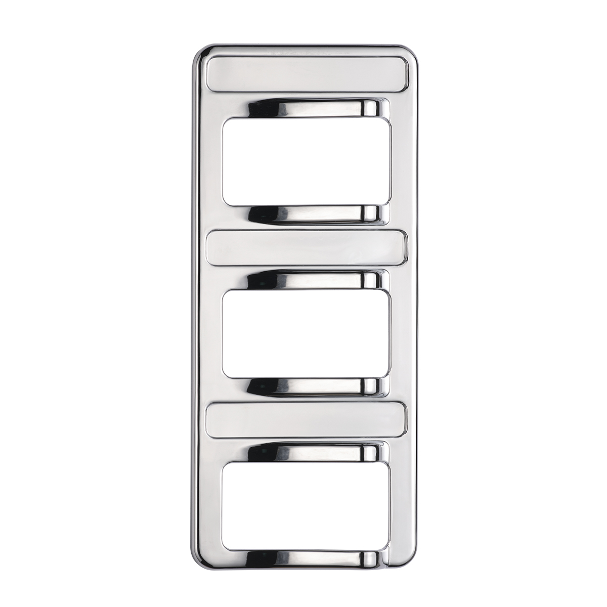 Chrome 3-Rocker Switch Cover For Peterbilt 579 (2012-2019) & 567 (2014-2019)- 3 Switches - Thumbnail 7