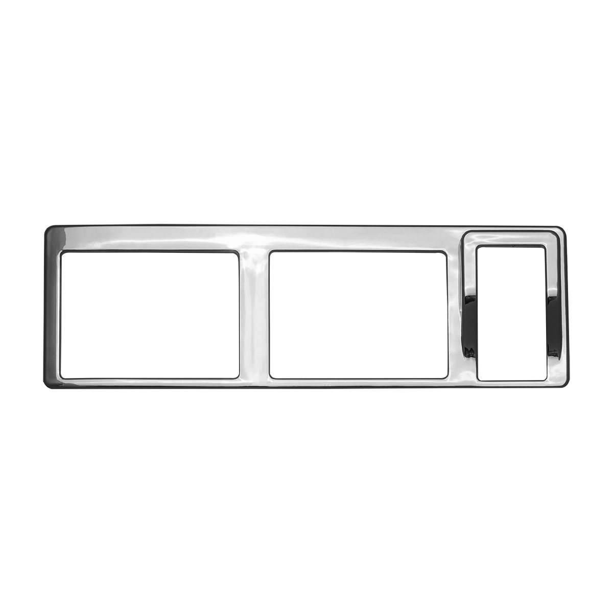 Chrome Plastic 7-Rocker Switch Bezel For 2013-2021 Peterbilt 579 - Thumbnail 2