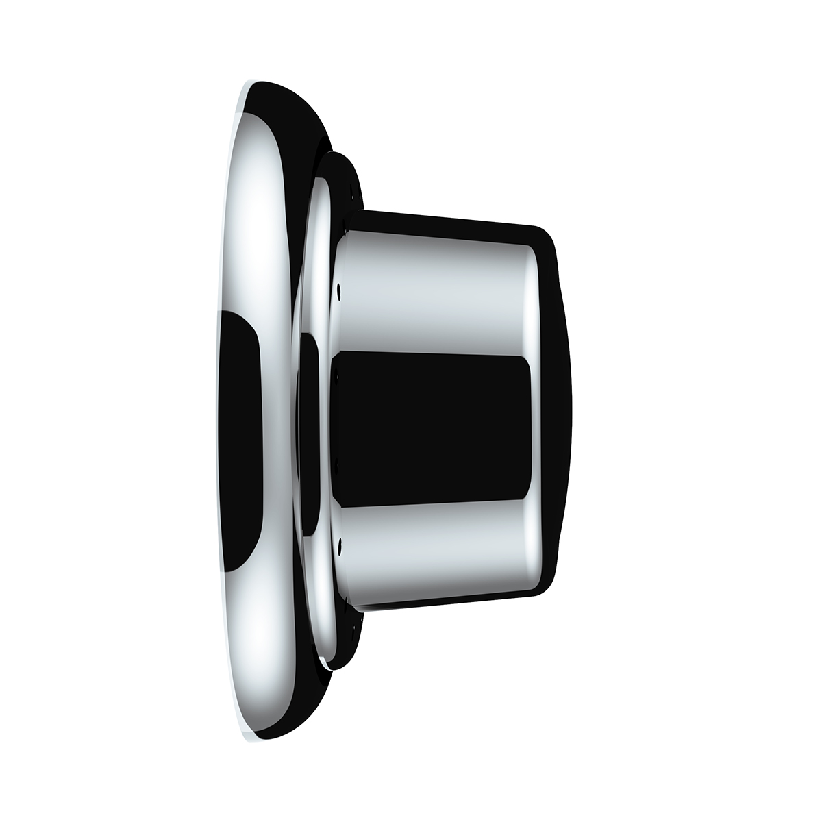 Chrome Peterbilt Dash Data Display Module Control Knob Set - Thumbnail 3