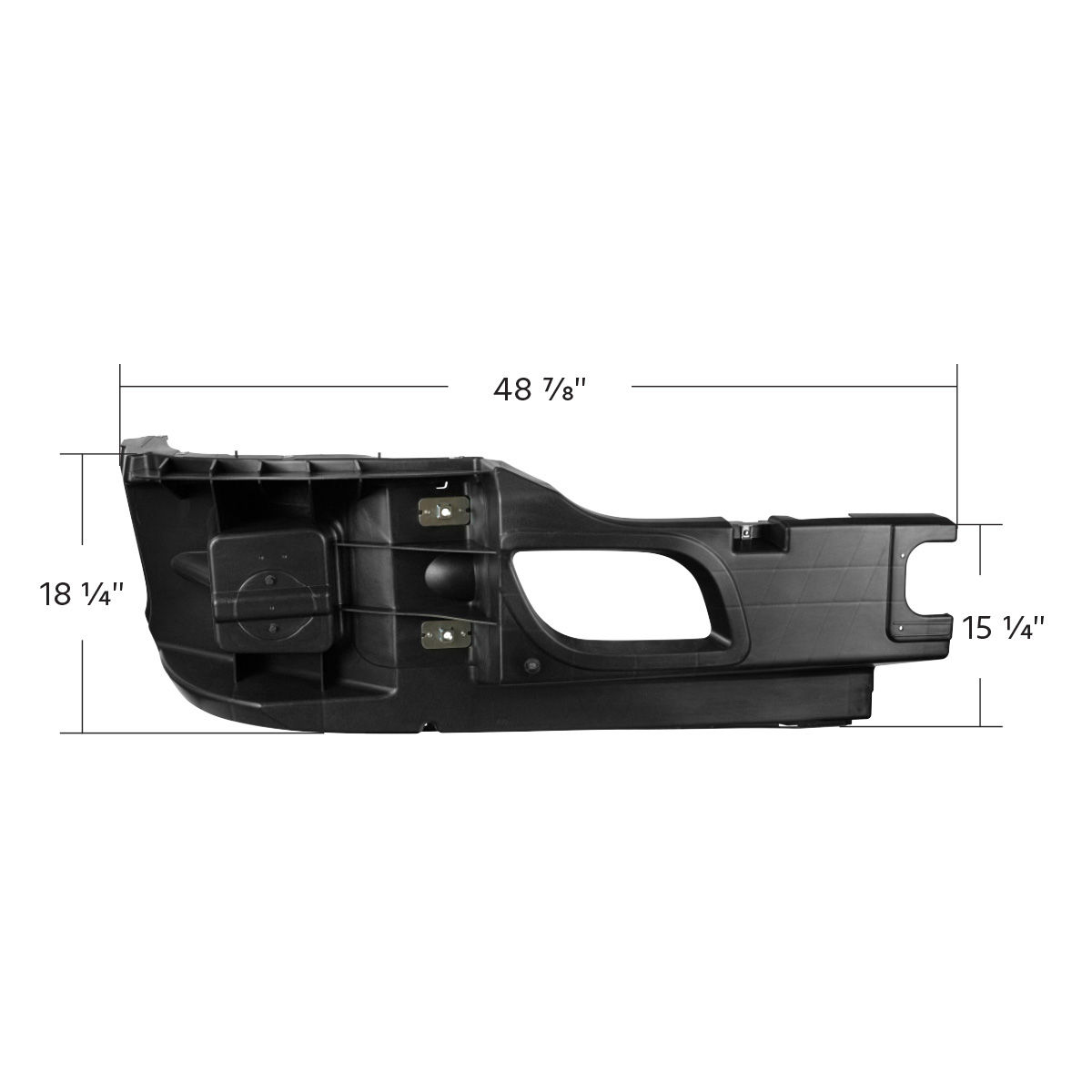 Bumper Reinforcement Without Fog Light Holes For 2013-2021 Kenworth T680-Passenger - Thumbnail 5
