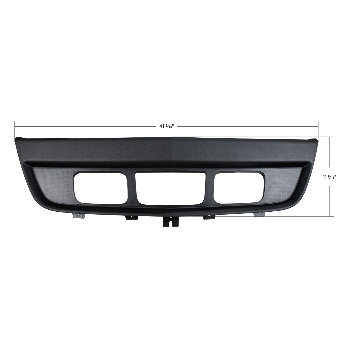 Bumper Trim With Fog Light Holes For 2018-2025 International LT-Black - Thumbnail 6