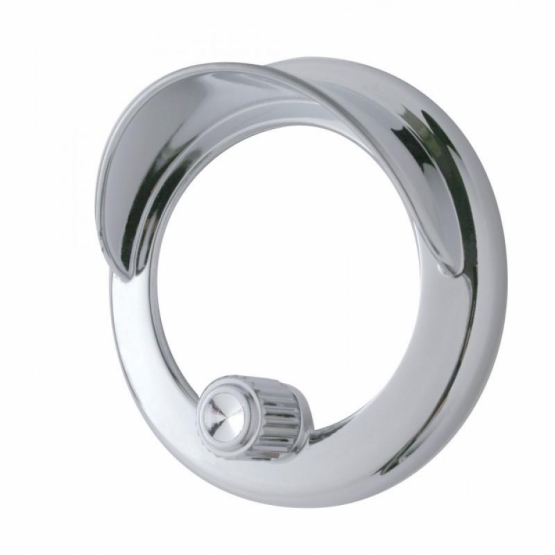 Clock Bezel With Visor For Freightliner - Indented