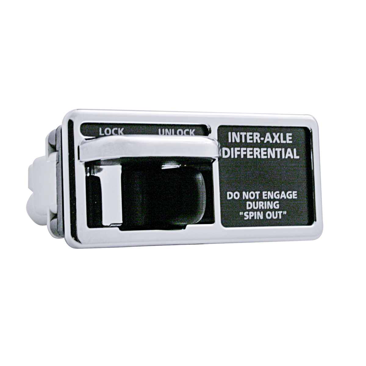 Chrome Toggle Switch Trim For Freightliner - Old Style (Card of 3) - Thumbnail 3