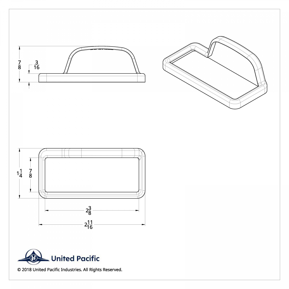 Toggle Switch Trim For Freightliner (Card of 3) - Thumbnail 3