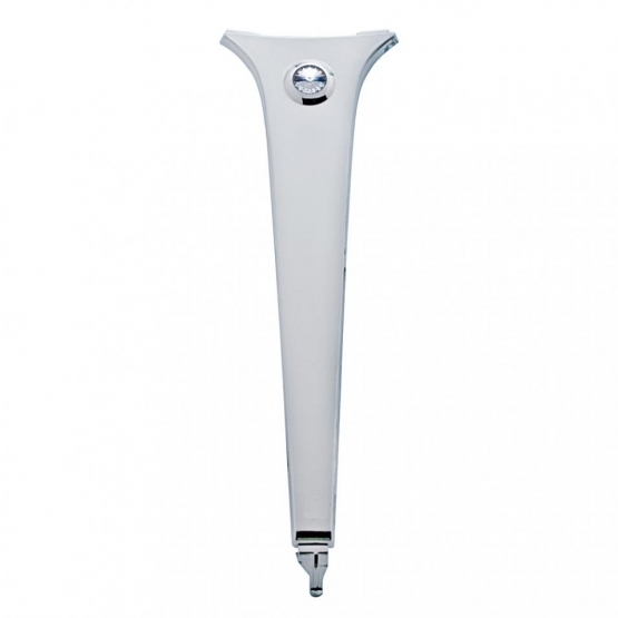 Chrome Center Dash Trim W/Crystal For Columbia (2004-20), Century (1997-10), & Coronado (2003-10), Clear