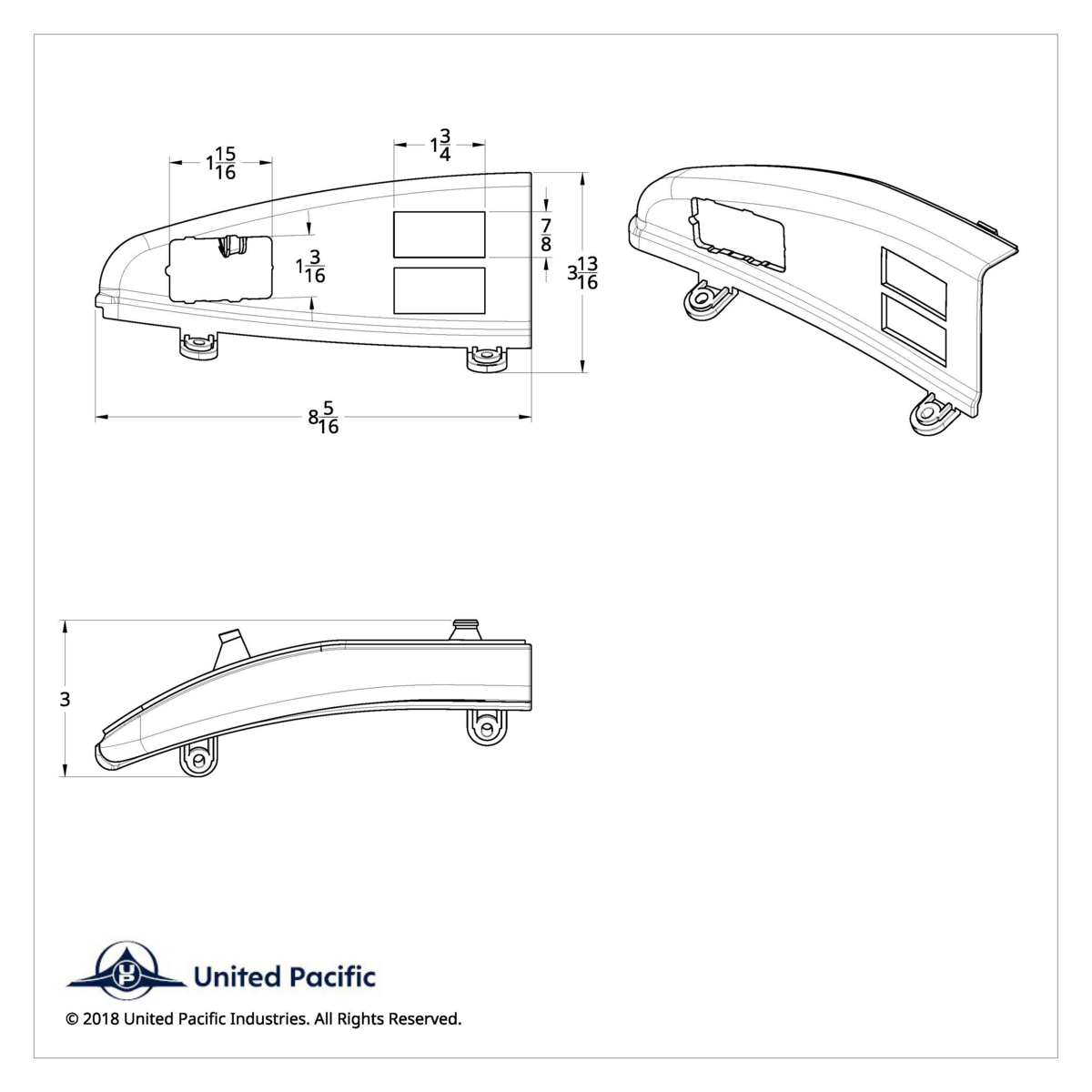 Chrome Window Switch Panel With Power Windows/Mirrors - Driver - Thumbnail 7