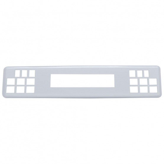Chrome Plastic Center Dash Warning Light Panel Cover For Freightliner