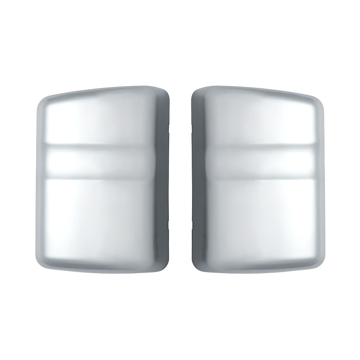 Chrome Plastic Bottom Mirror Post Covers For 2000-2010 International  9200I/9400I/9900I (Pair)