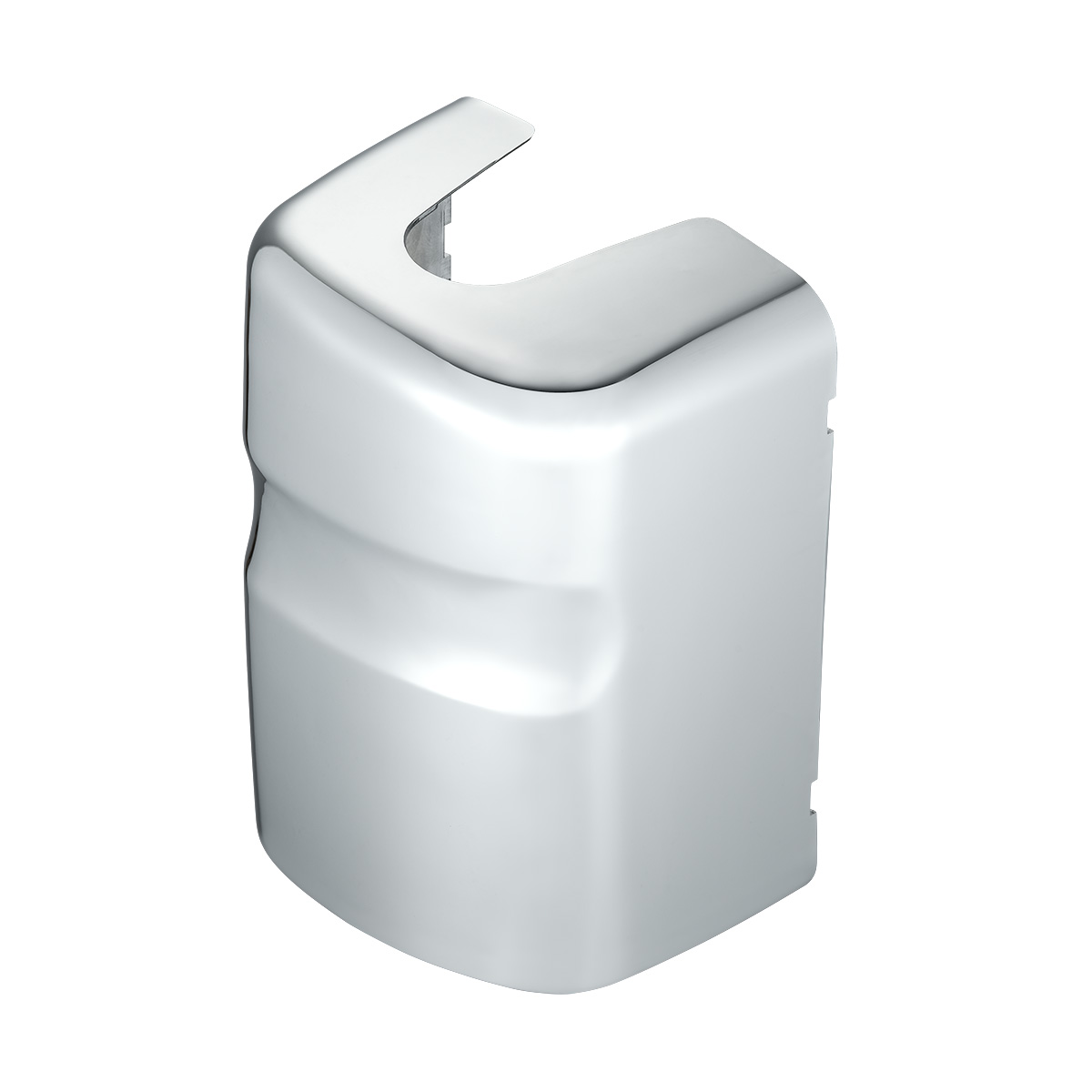 Chrome Plastic Bottom Mirror Post Cover For 2000-2010 International  9200I/9400I/9900I- Driver - Thumbnail 3