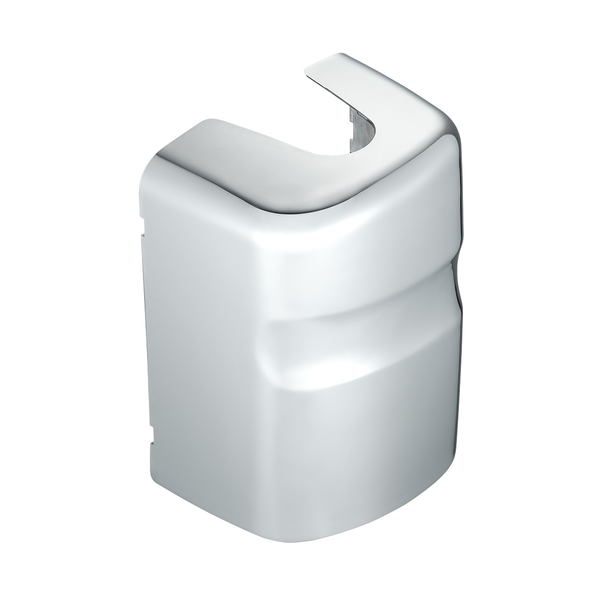 Chrome Plastic Bottom Mirror Post Cover For 2000-2010 International  9200I/9400I/9900I- Passenger - Thumbnail 3