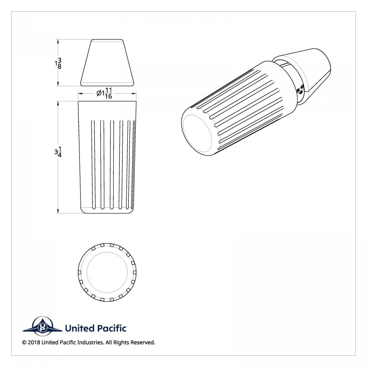 Chrome Plastic Turn Signal Lever Cover For 2008-2017 Freightliner Cascadia - Thumbnail 2