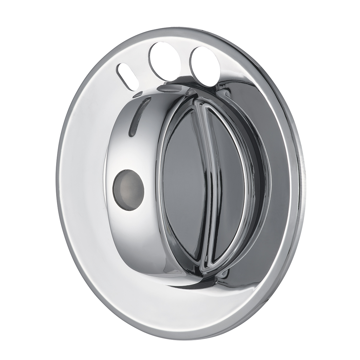 Chrome Plastic 2-Piece Headlight Switch Cover For 2008-2017 Freightliner Cascadia - Thumbnail 5