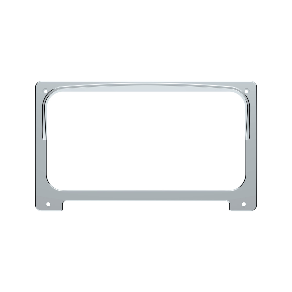 Chrome Plastic Center Gauge Cluster Bezel With Visor For 2001-2016 Freightliner Columbia - Thumbnail 3