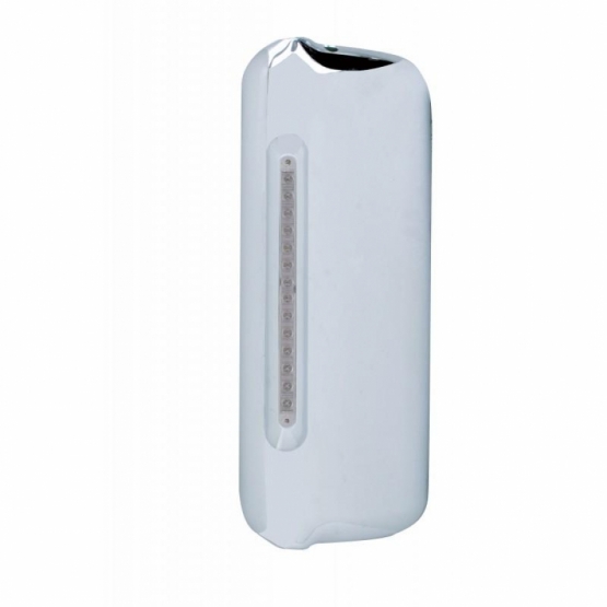 Mirror Cover With 14 LED 12" Light Bar For 2005+ Freightliner  (Driver) - Amber LED/Clear Lens