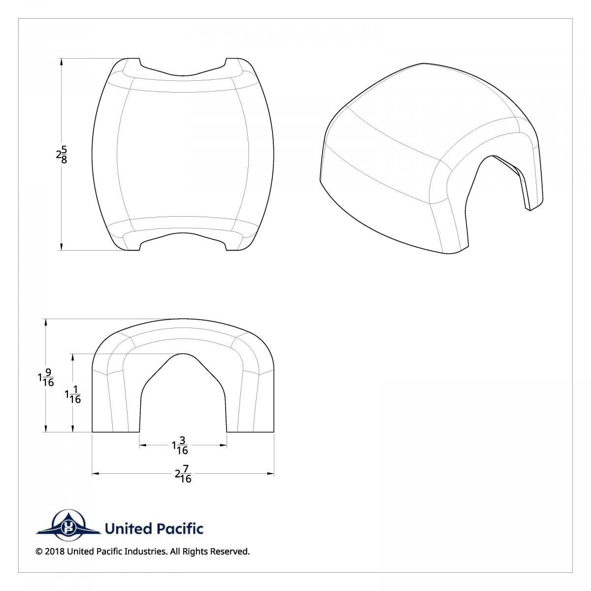 Freightliner Mirror Post Clamp Cover (2-Pack) - Thumbnail 4