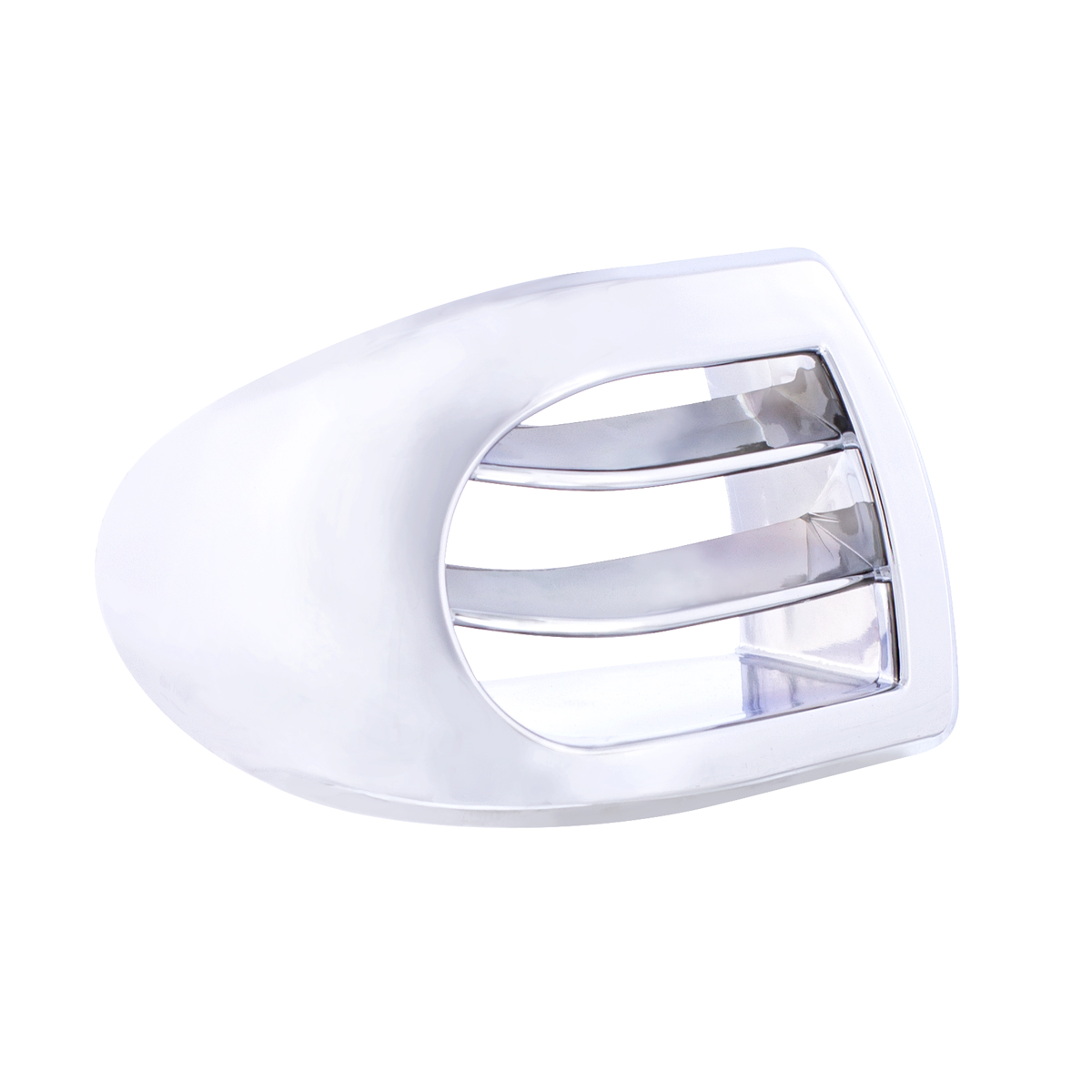 Chrome Plastic A/C Vent For 2008-2017 Freightliner Cascadia - Driver/Fixed - Thumbnail 2