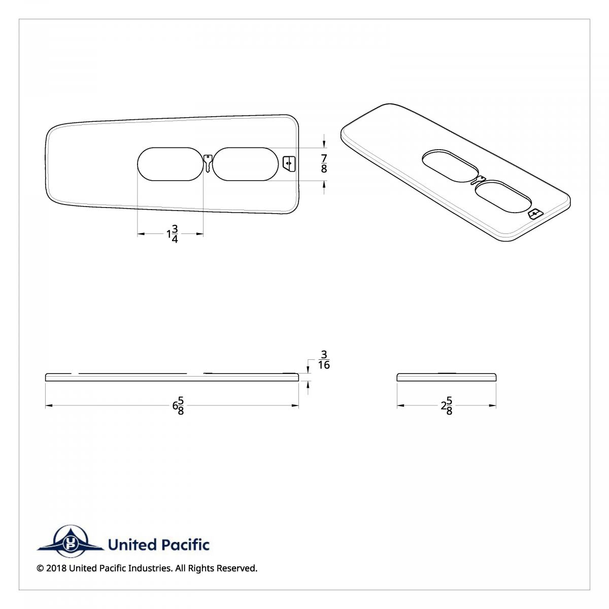 Chrome Window Switch Cover For 2008-2017 Freightliner Cascadia - Passenger - 2 Openings - Thumbnail 5