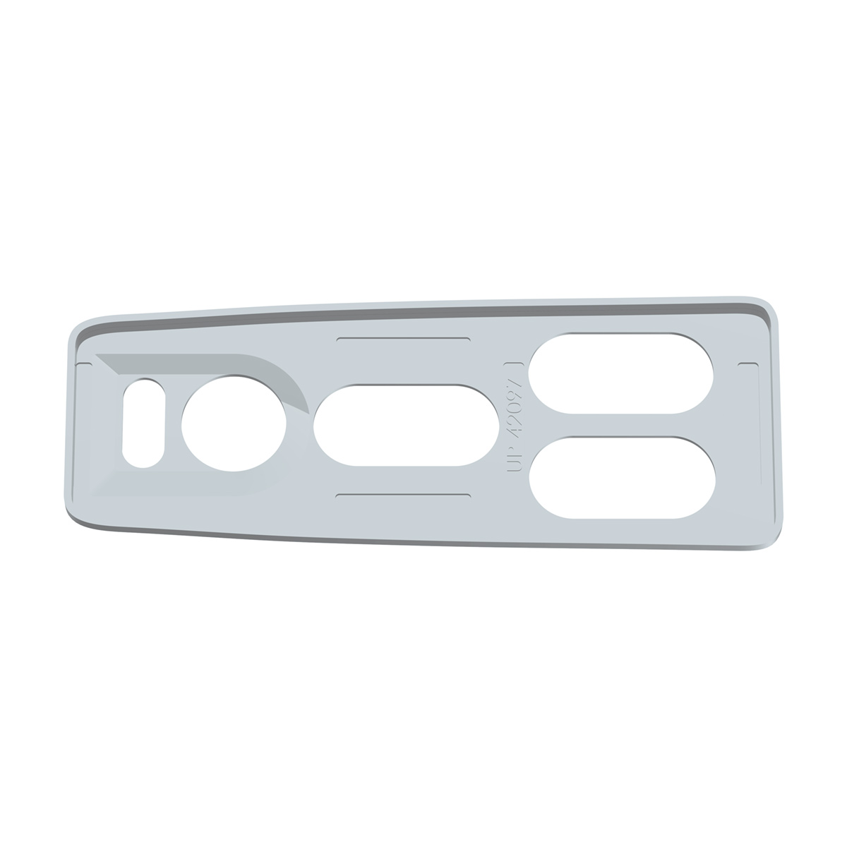 Chrome Window Switch Cover For 2008-2017 Freightliner Cascadia - Driver-5 Openings - Thumbnail 4