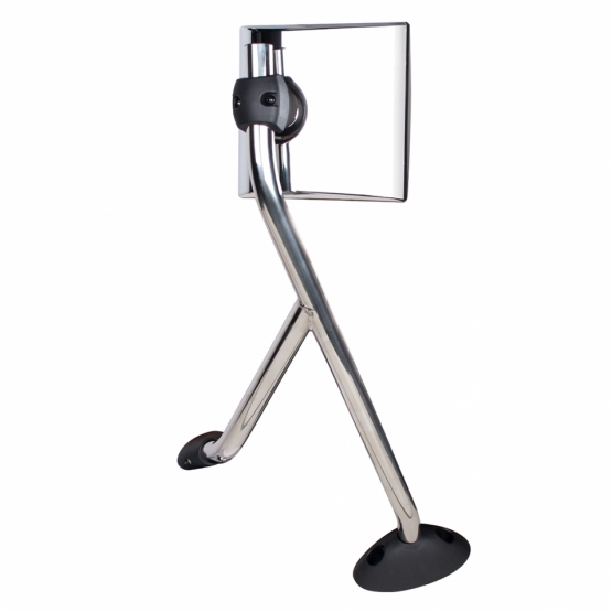 Chrome Hood Mirror Assembly For 2006-2017 International Prostar - Driver