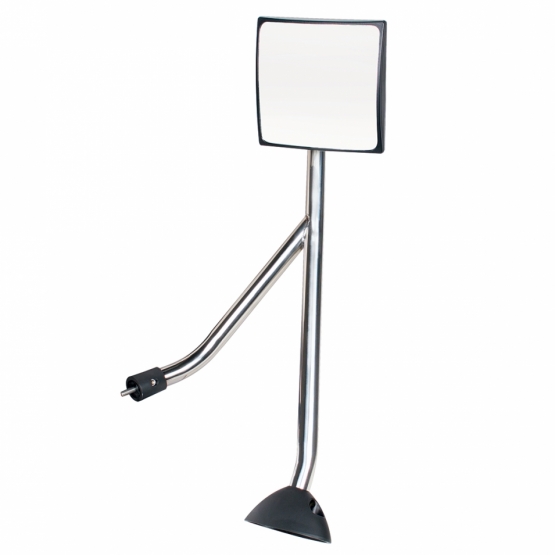 Chrome Hood Mirror Assembly For 2006-2017 International Prostar - Passenger - Thumbnail 2