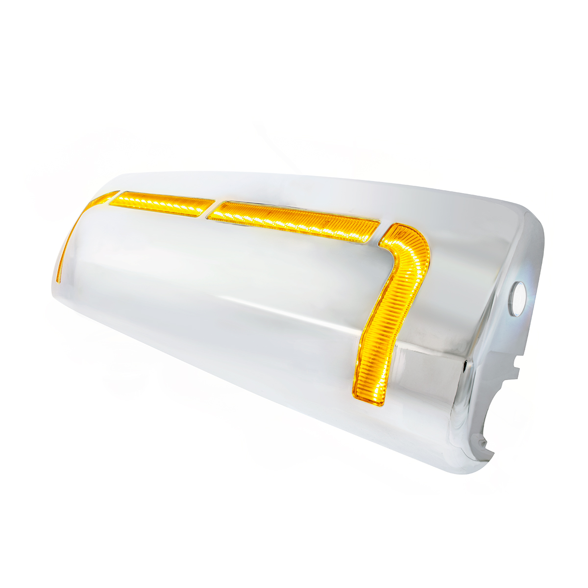 59 LED Chrome Mirror Cover With Sequential LED For 2012-2024 Volvo VNL - Driver - Thumbnail 3