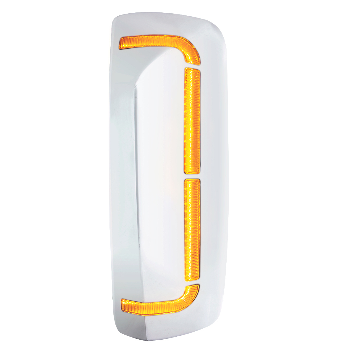 59 LED Chrome Mirror Cover With Sequential LED For 2012-2024 Volvo VNL - Driver - Thumbnail 6