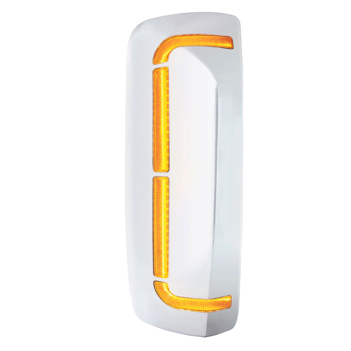 59 LED Chrome Mirror Cover With Sequential LED For 2012-2024 Volvo VNL - Passenger