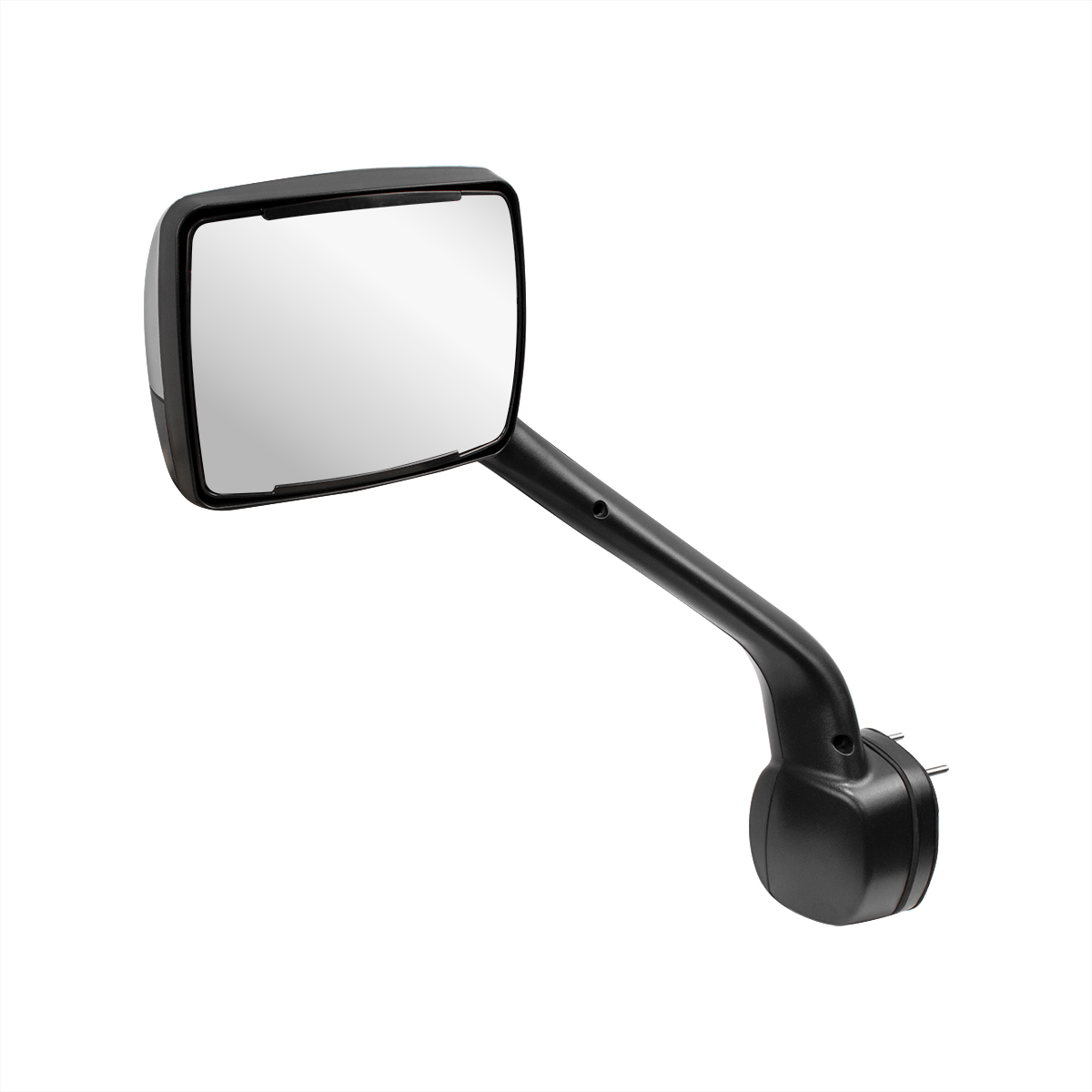 Chrome Hood Mirror Assembly W/ Sequential LED Turn Signal For 2013-2021 Kenworth T680 & Peterbilt 579 - Driver - Thumbnail 2