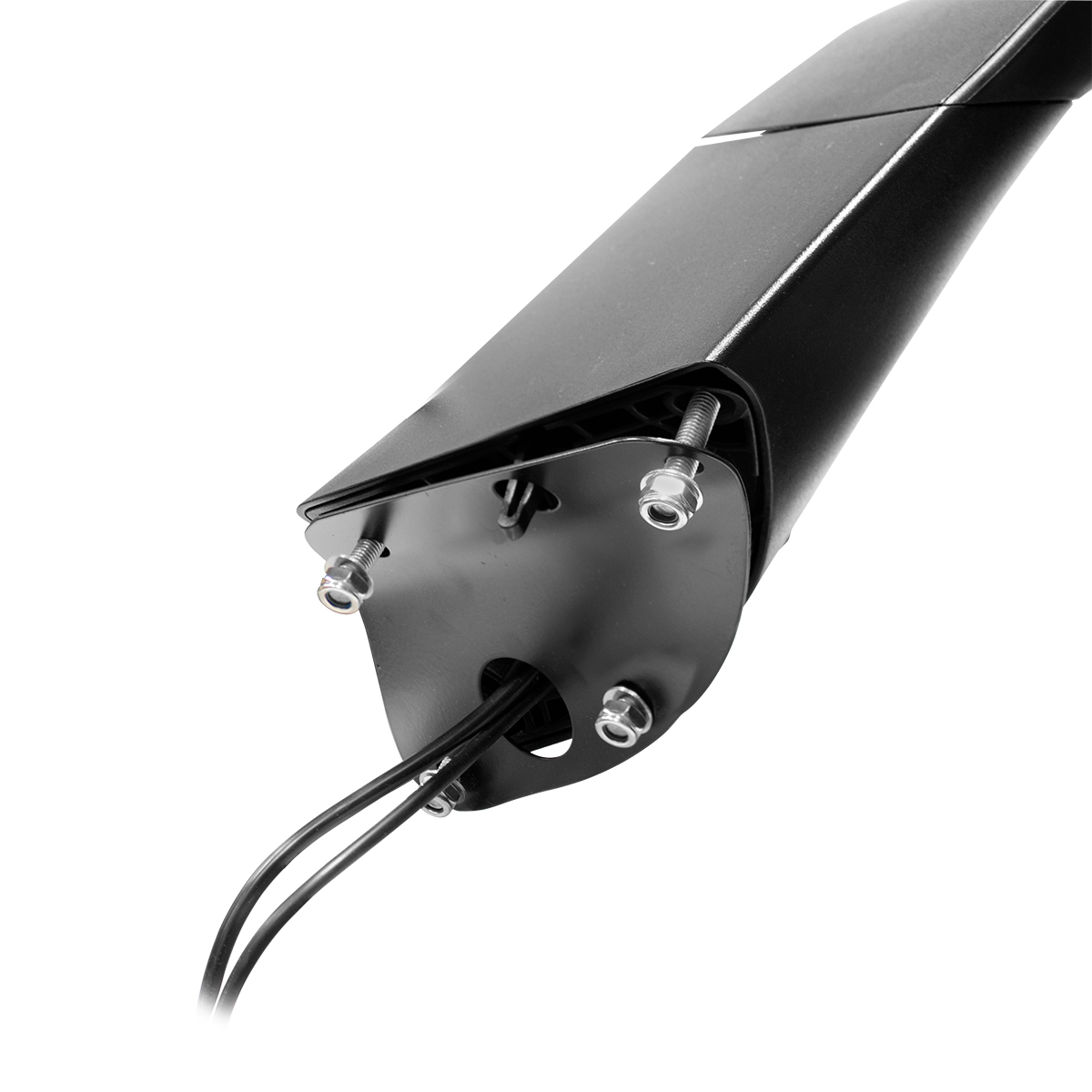 Chrome Hood Mirror Assembly With Sequential LED Turn Signal For 2018-2024 Volvo VNL - Driver - Thumbnail 4