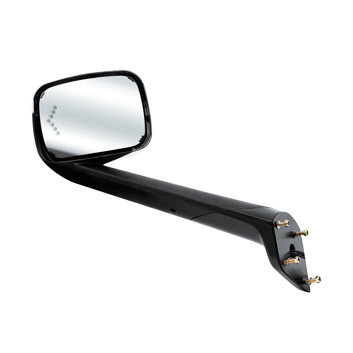 Hood Mirror Assembly W/LED Lights On Mirror Cover & Glass For 2018-2025 Cascadia - Heated/Driver - Thumbnail 6