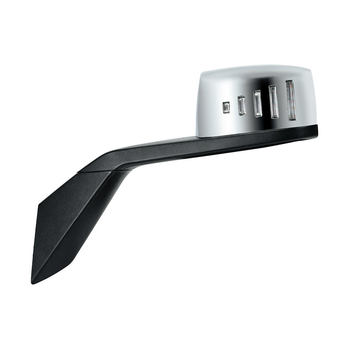 Hood Mirror Assembly W/LED Lights On Mirror Cover & Glass For 2018-2024 Volvo VNL - Driver - Thumbnail 2