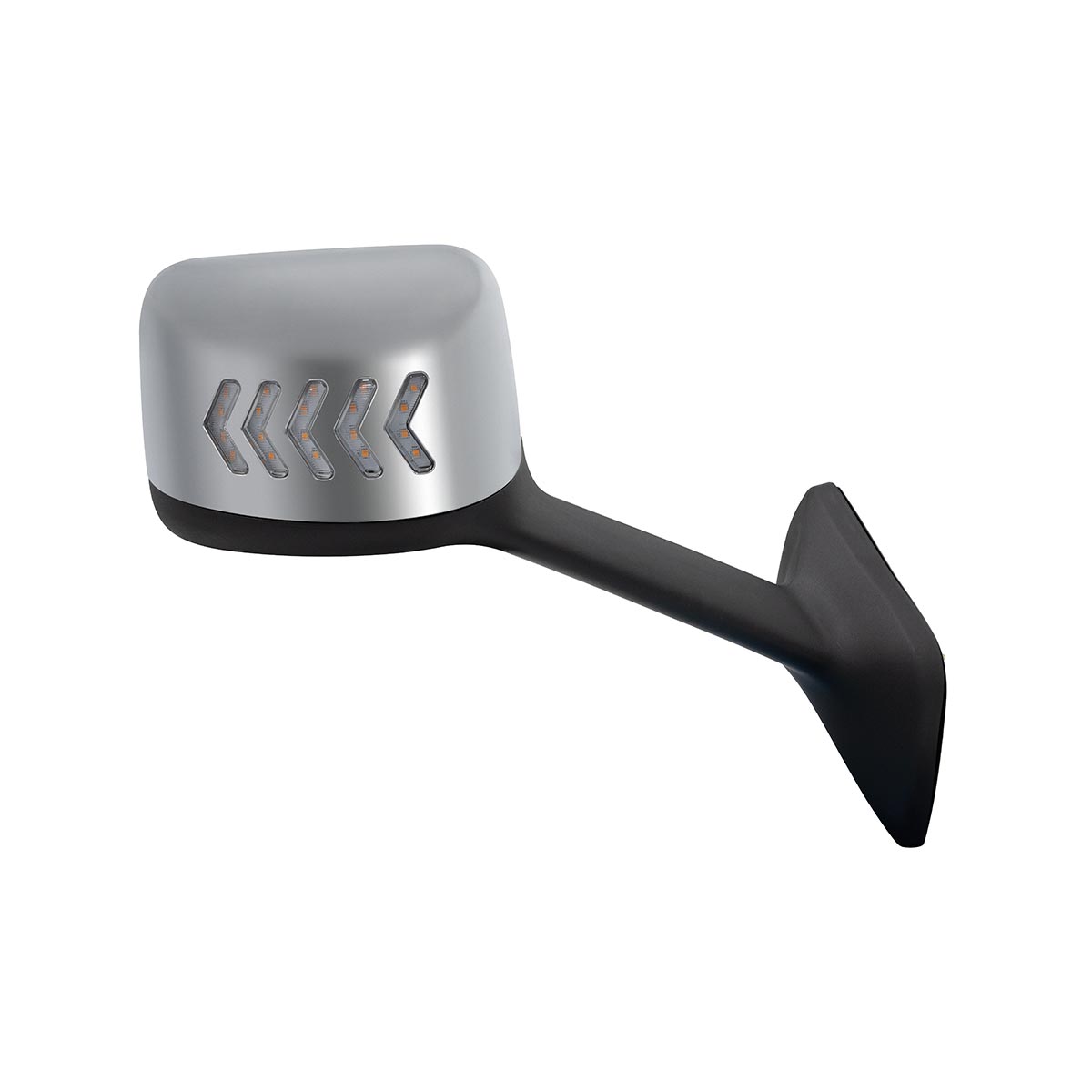 Chrome Plastic Hood Mirror Assembly With Sequential LED Turn Signals For 2018-2024 International LT-Passenger - Thumbnail 2