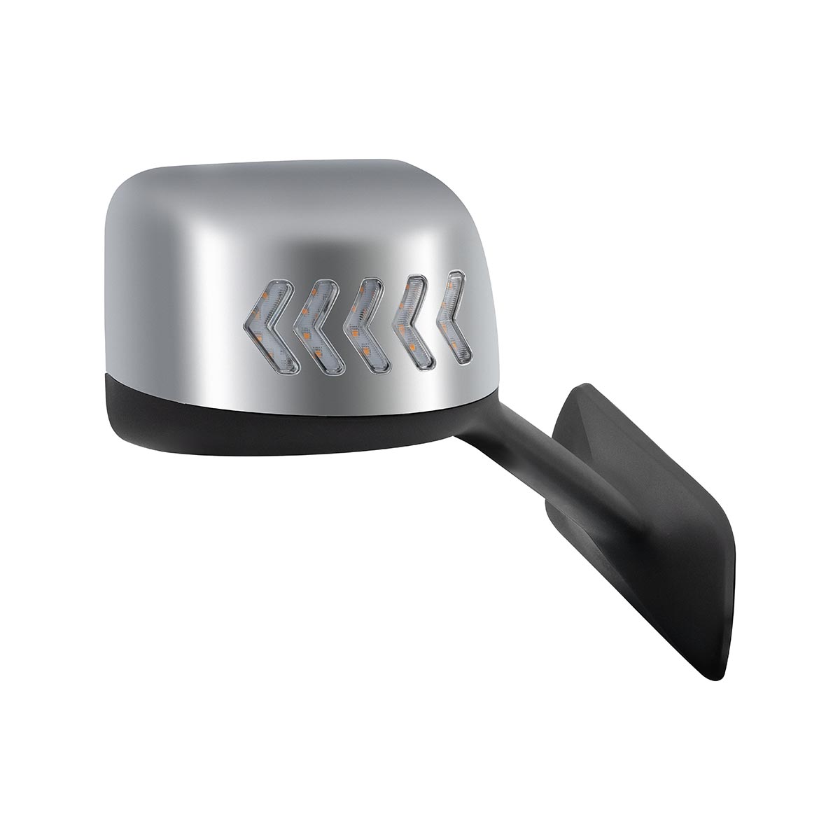 Chrome Plastic Hood Mirror Assembly With Sequential LED Turn Signals For 2018-2024 International LT-Passenger - Thumbnail 8