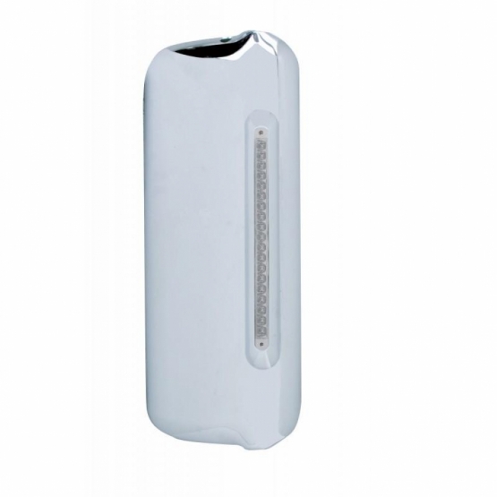 Mirror Cover With 19 LED 12" Reflector Light Bar For 2005+ Freightliner  (Passenger) - Amber LED/Clear Lens