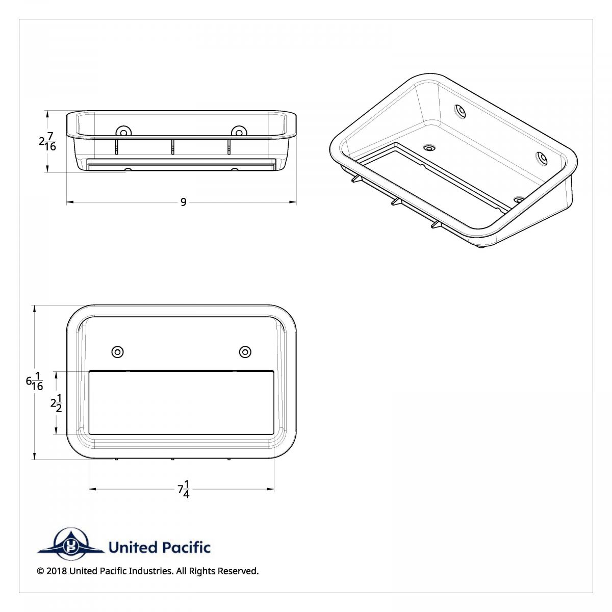 Overhead CB Radio Trim For 2008-2017 Freightliner Cascadia - Thumbnail 5