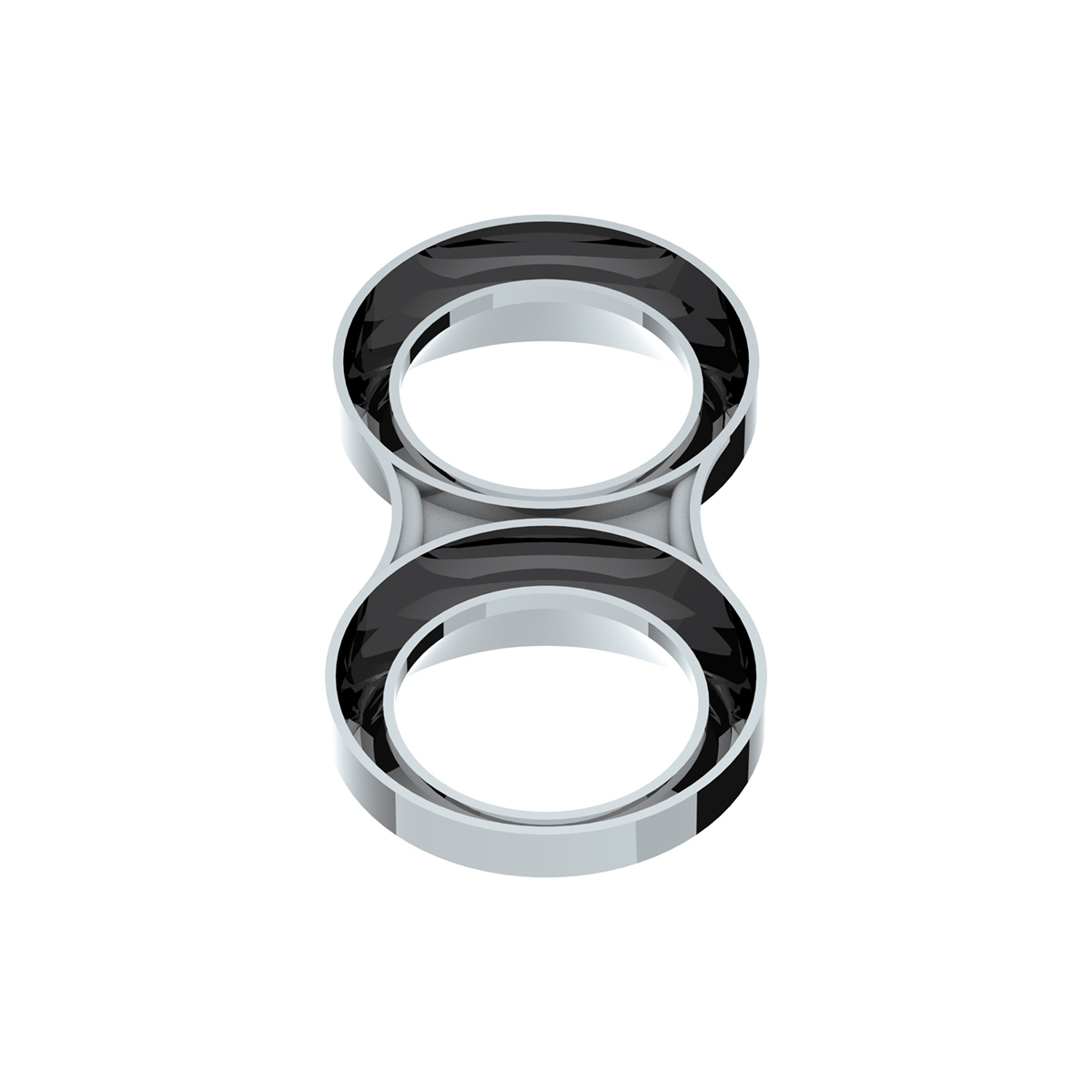 Small 2 Gauge Cluster Bezel With Visors For 2008-2017 Freightliner Cascadia - Vertical - Thumbnail 4