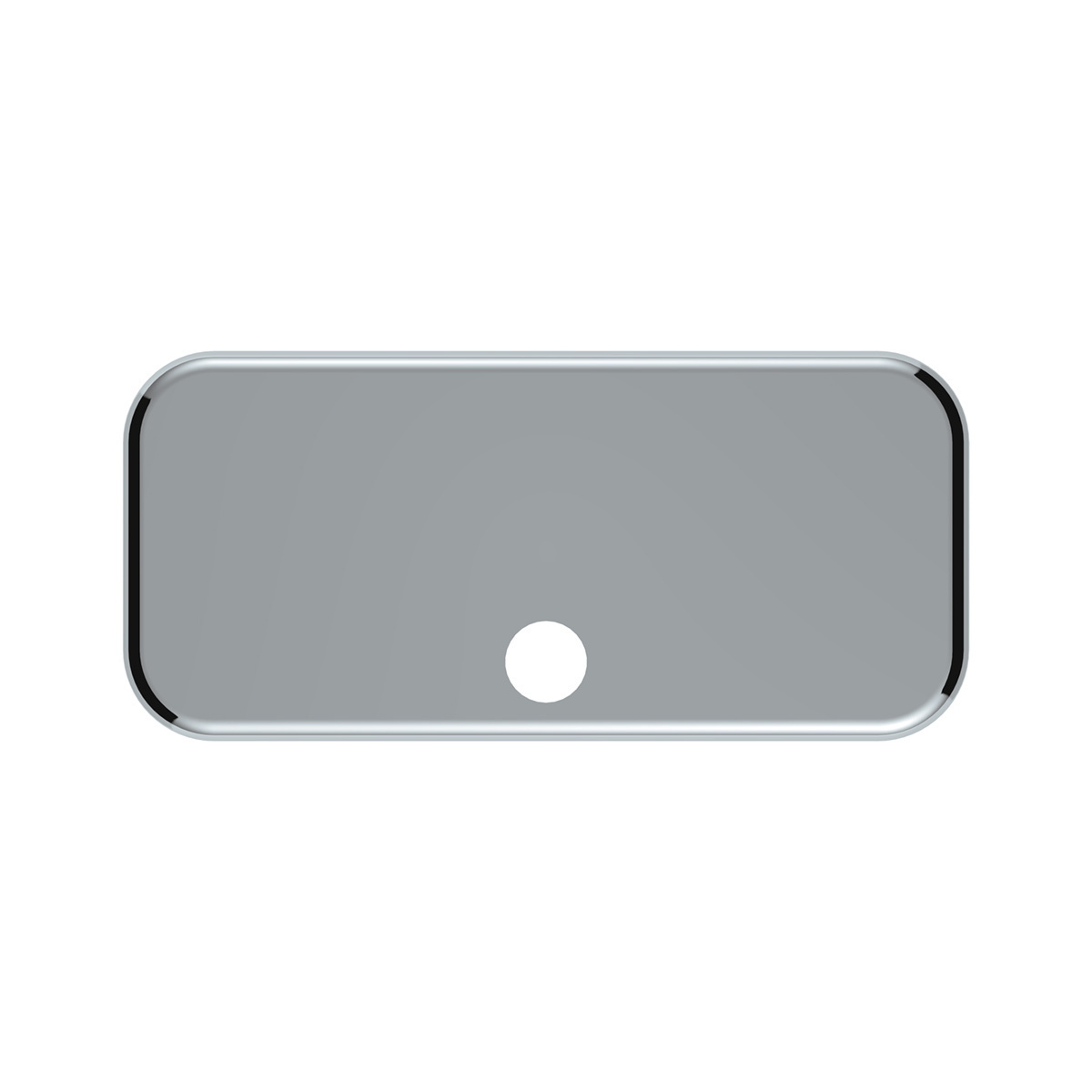 Chrome Plastic Upper Side Storage Door Cover For 2007-2018 Freightliner Cascadia - Thumbnail 6