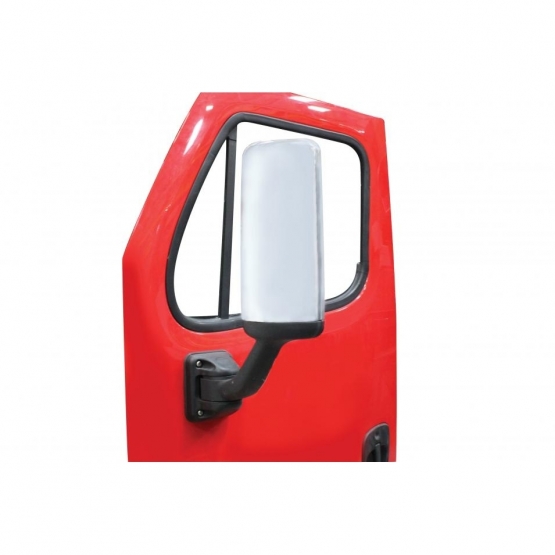 Chrome Mirror Cover For 2008-2017 Freightliner Cascadia - Driver - Thumbnail 2