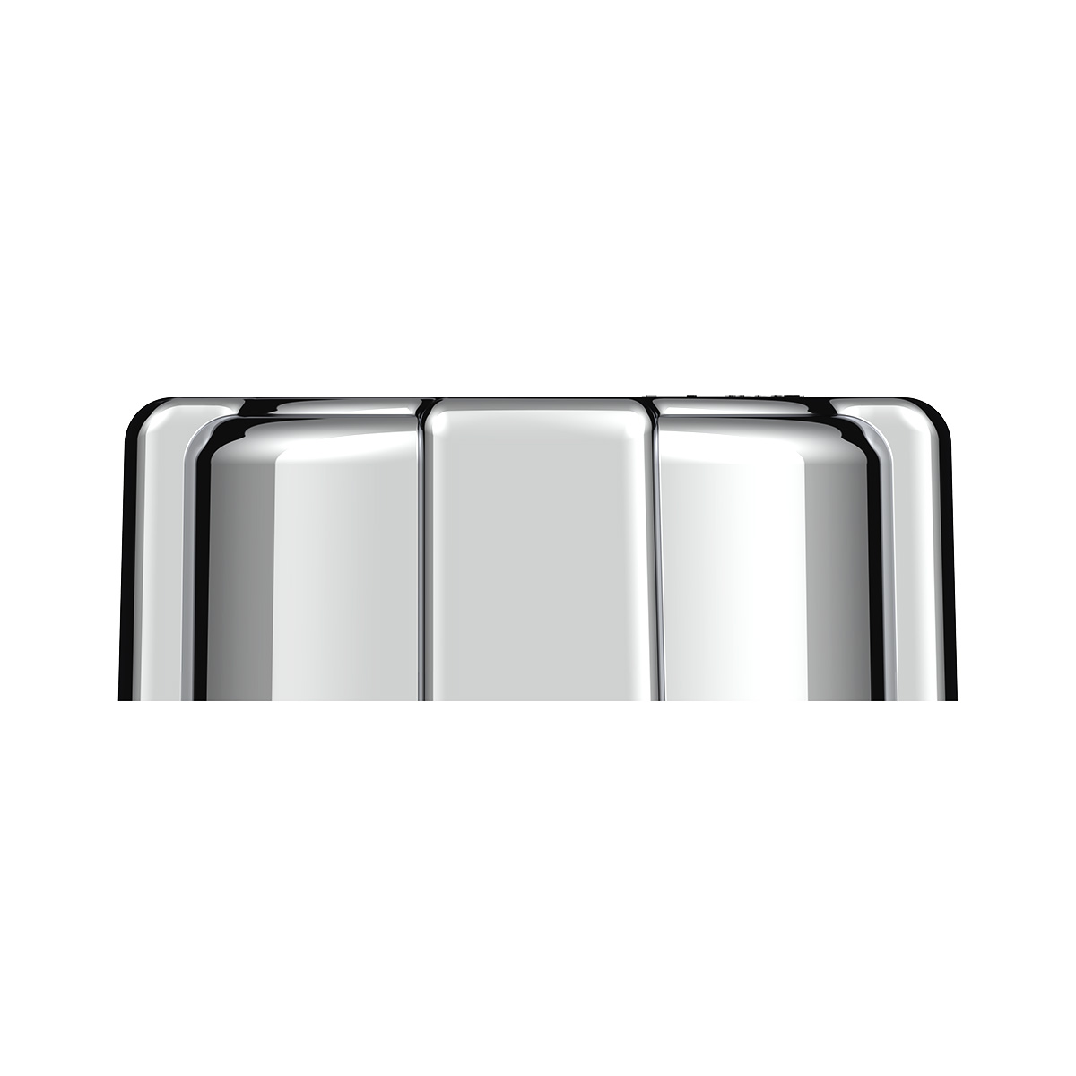 Chrome Plastic Fuel Cap Cover For Freightliner - Non-Locking - Thumbnail 4