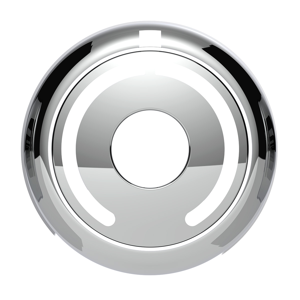 Chrome Plastic A/C Control 6-Piece Dial Covers For 2018-2025 Freightliner Cascadia - Thumbnail 5