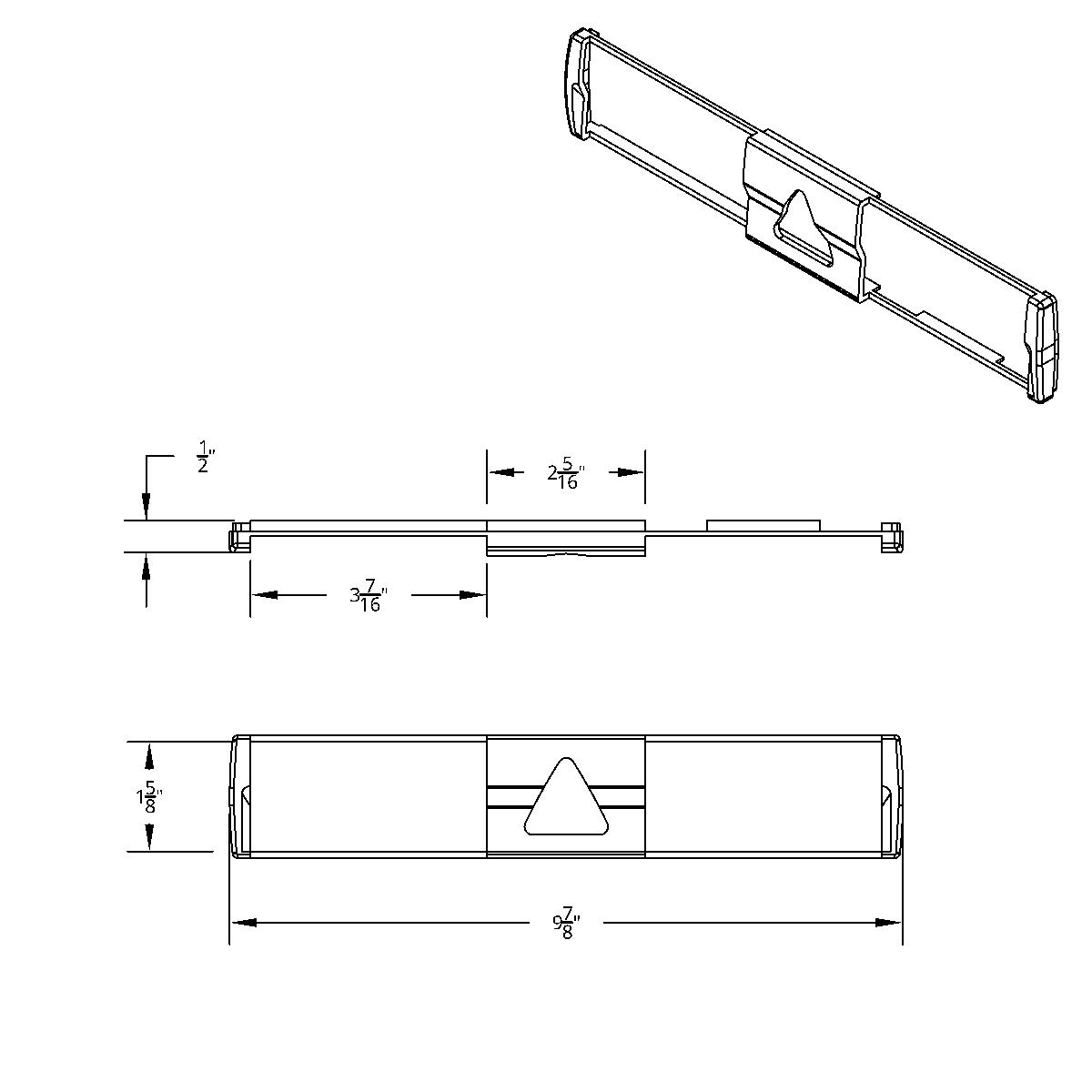 Chrome Hazard Switch Panel Trim For 2018-2025 Freightliner Cascadia - Thumbnail 4
