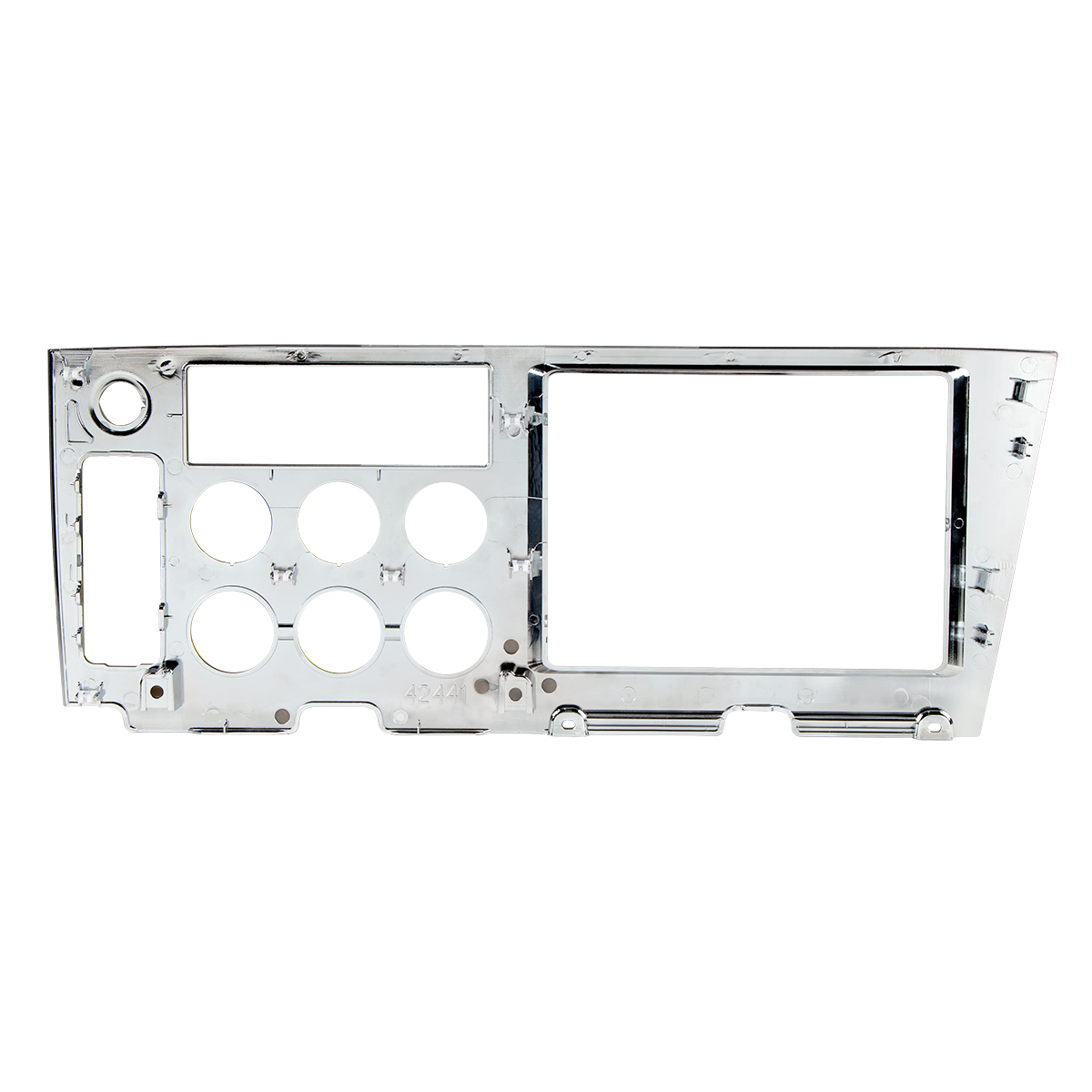 Chrome Center Dash Upper Panel For 2018-2023 Freightliner Cascadia - Thumbnail 3