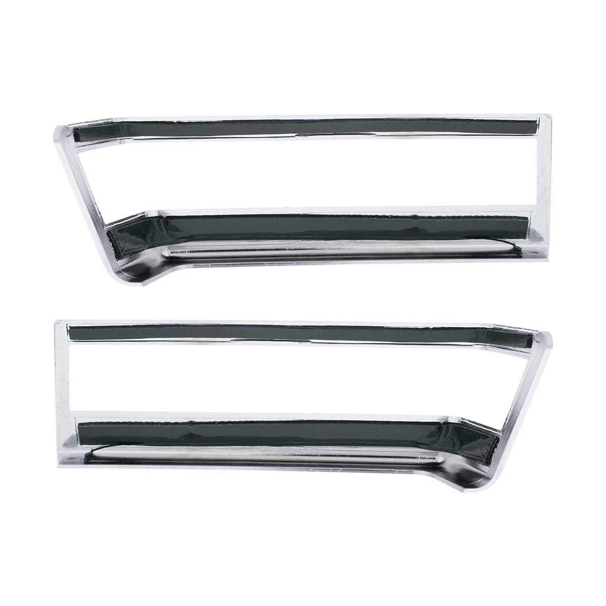 Chrome Plastic Turn Signal Bezels For 2018-2025 Freightliner Cascadia (Pair) - Thumbnail 5