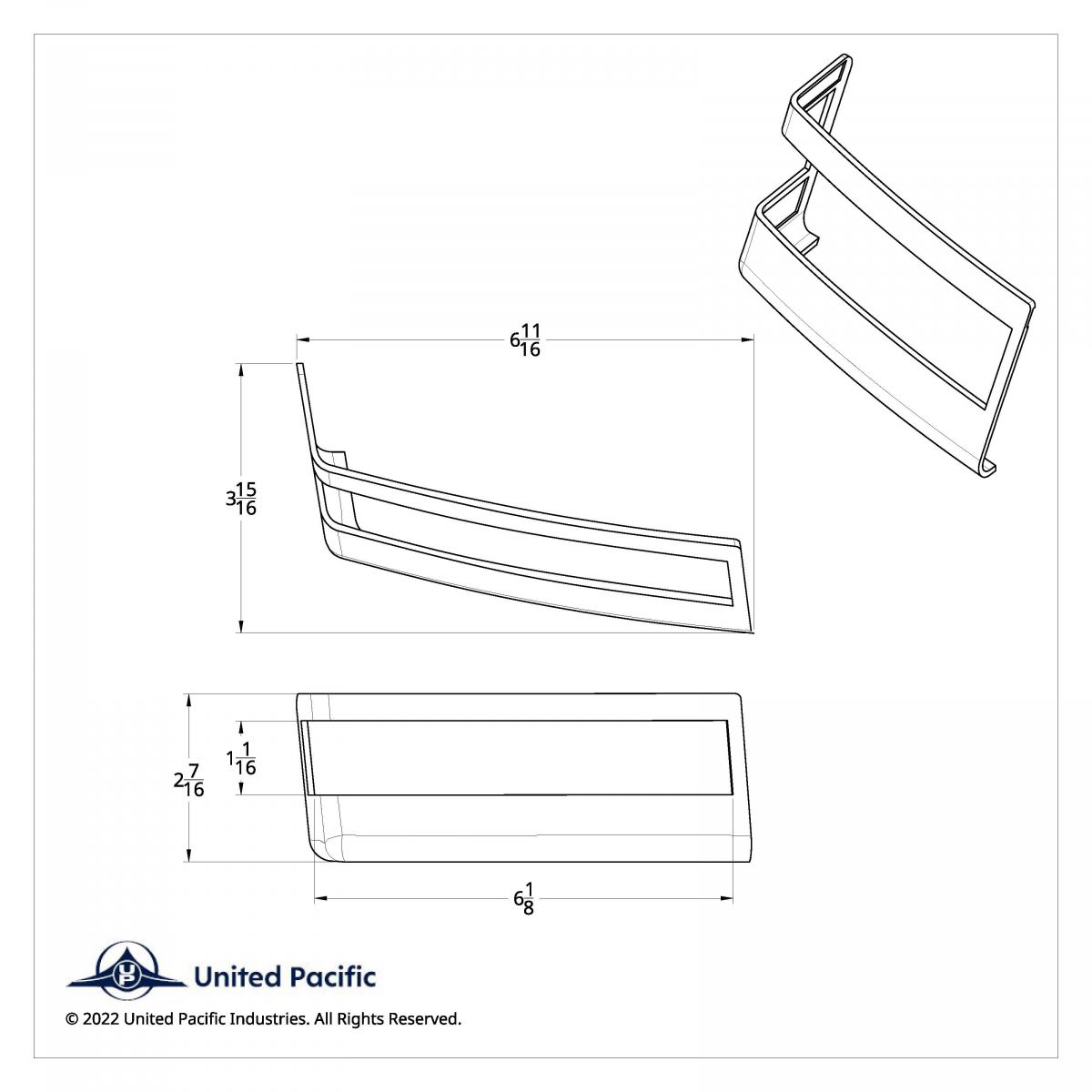 Chrome Plastic Turn Signal Bezels For 2018-2025 Freightliner Cascadia (Pair) - Thumbnail 7