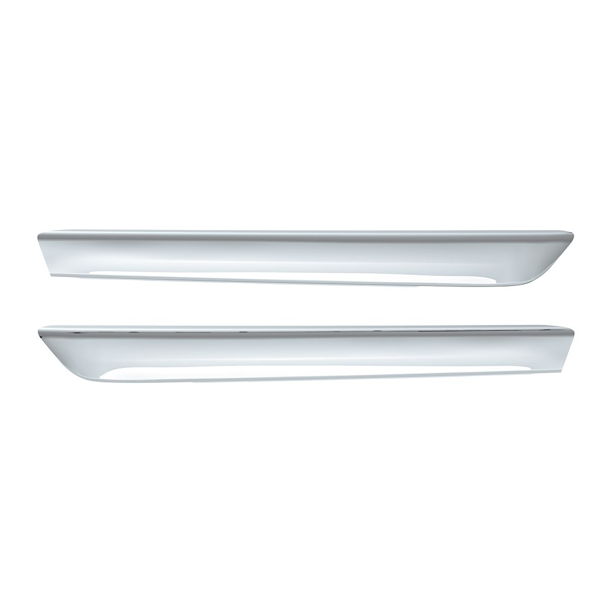 Chrome Plastic Door Grab Handle Covers For 2018-2025 Freightliner Cascadia (Pair)