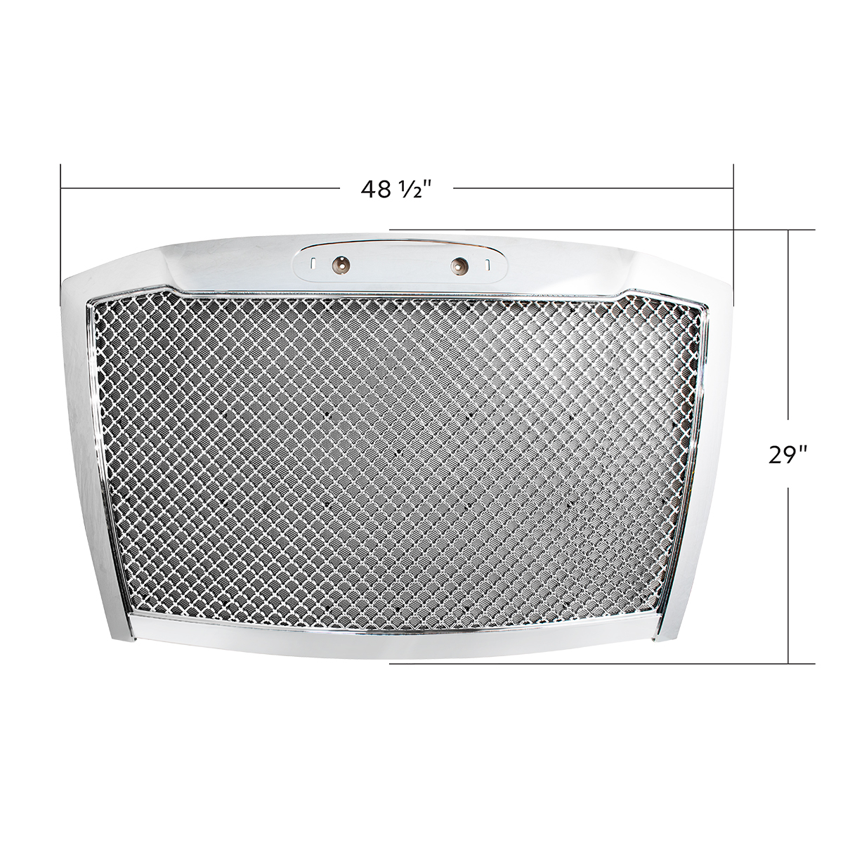 Mesh Grille For 2018-2024 Freightliner Cascadia-Chrome - Thumbnail 10