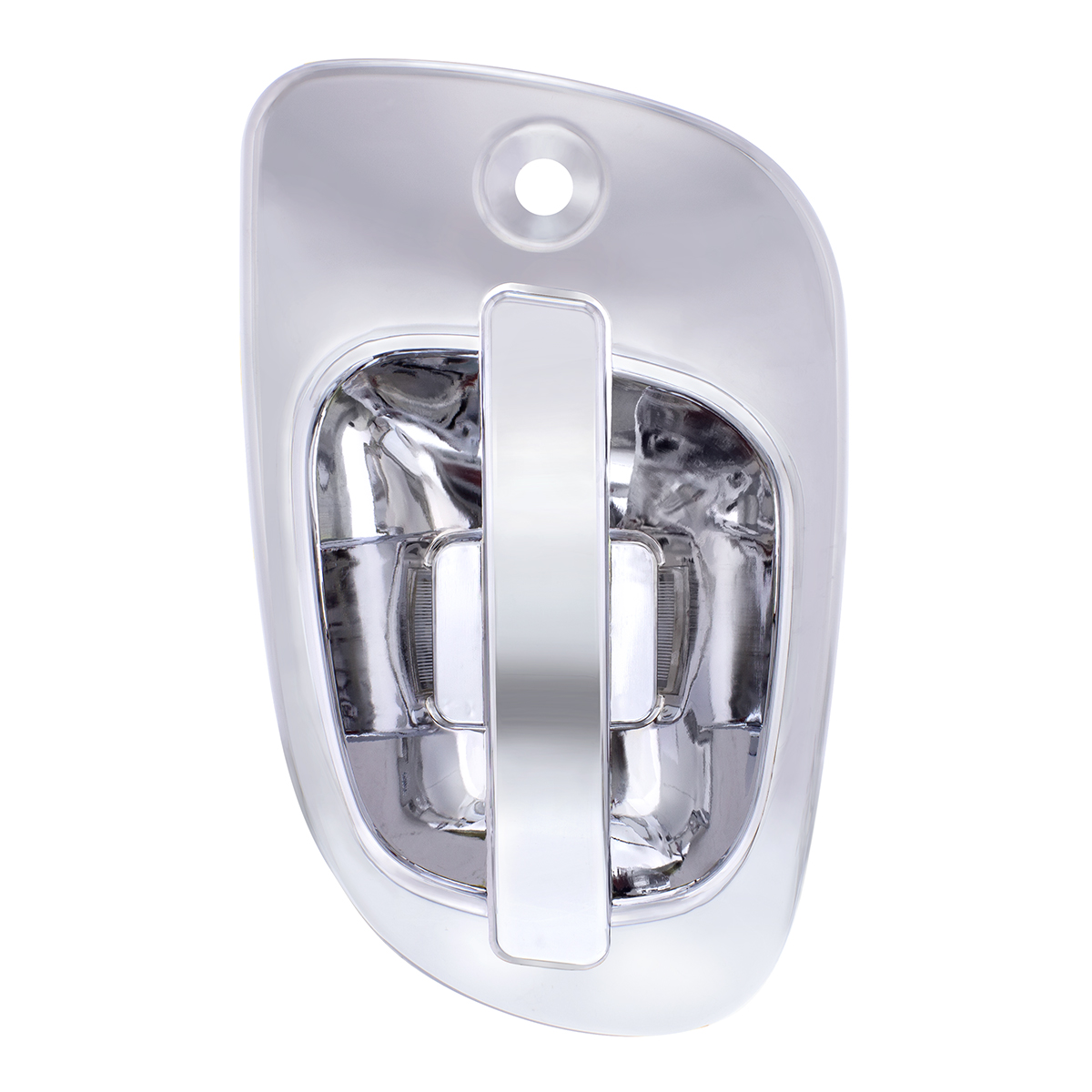 6 Amber LED Chrome Door Handle Cover for 2008-2017 Freightliner Cascadia - Passenger - Thumbnail 2